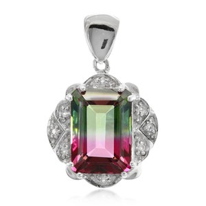 Sélection bijoux - Pendentif en argent et Topaze Melon d'eau